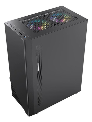 Gabinete Gamer Acegeek Lumix Midtower Lateral De Vidro Preto