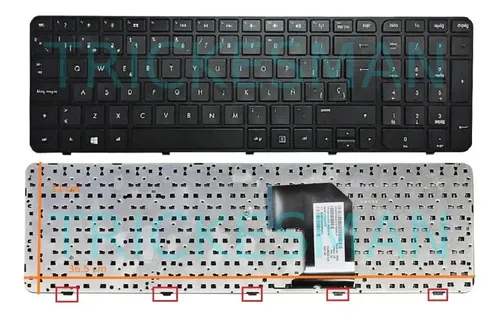 Touche De Clavier AZERTY Noire De Rechange Pour HP Pavilion G7 - Modèles 2000 à 2300