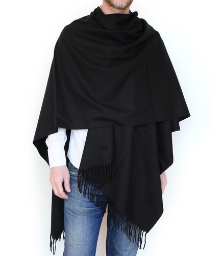 Imagen 2 de 5 de Ruana Poncho Mantón Hombre Fogonero Brasero Fogon