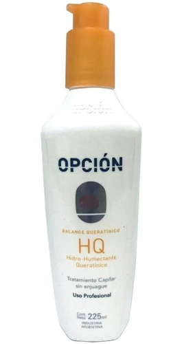 Imagen 1 de 2 de Tratamiento Hidro-humectante Queratinico Opcion Salon 165gr
