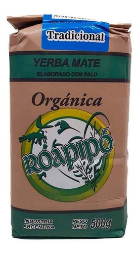 Pack 6 X 500 G Yerba Roapipo Orgánica Tradicional 