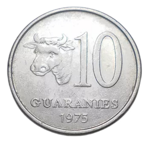 Paraguay 10 Guaraníes 1975 General Garay - Km#153