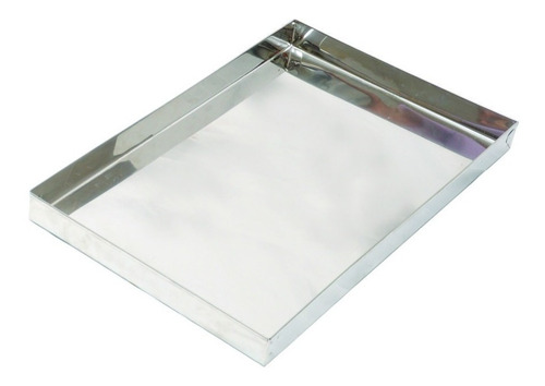 Tabuleiro Assadeira Forma Industrial Padaria Inox 25x15-03