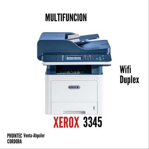 Impresora Laser Multifuncion Xerox 3345 Fotocop. Cordoba