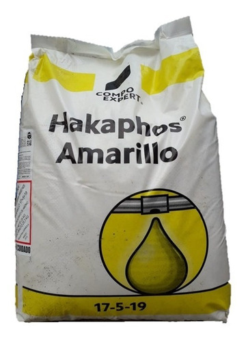 Fertilizante Hidrosoluble Hakaphos Amarillo X 25 Kg
