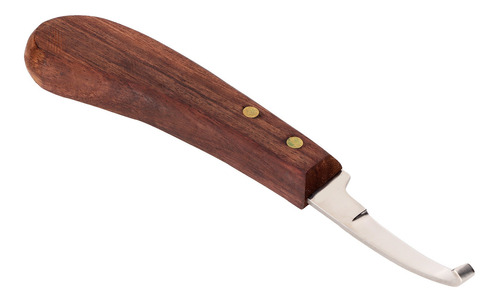 Cuchillo Para Pezuñas, Acero, Mango De Madera, Puntiagudo Pa