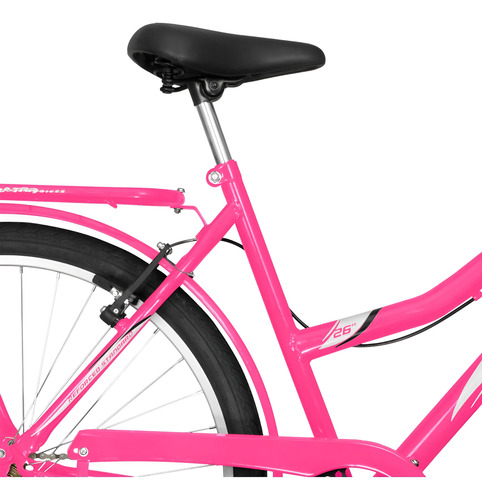 Bicicleta Aro 26 Summer Retrô Com Garupa Freios V-brakes Nf