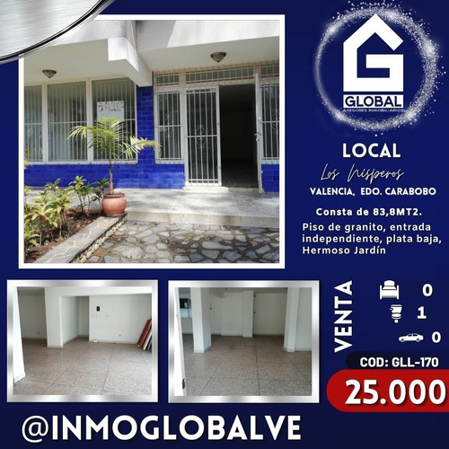 Imagen 1 de 10 de Global Vende O Alquila Local Comercial En Res. Las Palmas, Los Nísperos - Valencia (gll-170)