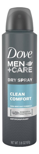 Dove Men + Care Spray Seco Antitranspirante, Clean Comfort .