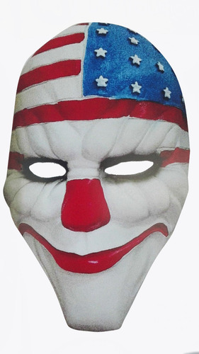 Máscara La Purga Payaso  Ref  9002 Halloween Bandera Ameri