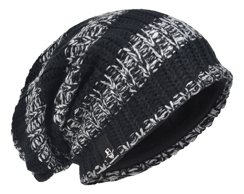 Gorro De Verano Para Hombre Con Diseño Holgado Negro Talla L