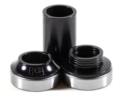 Bmx Caja Pedalera Mid Fiend 22mm Black  - Purobmx