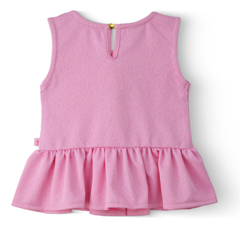 Blusa Con Tres Moños Al Frente Niña Flory 0064