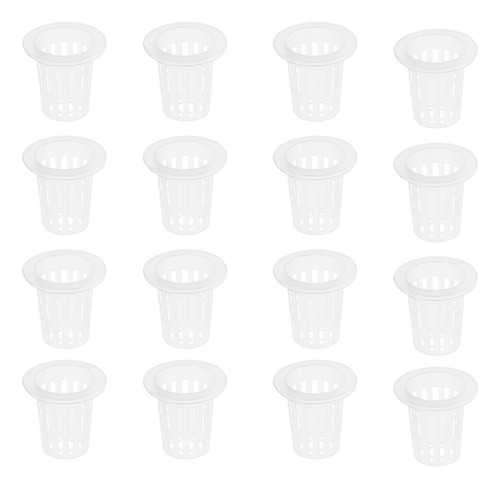 Mini Net Cups, Malla Ranurada, Borde Ancho, 100 Unidades