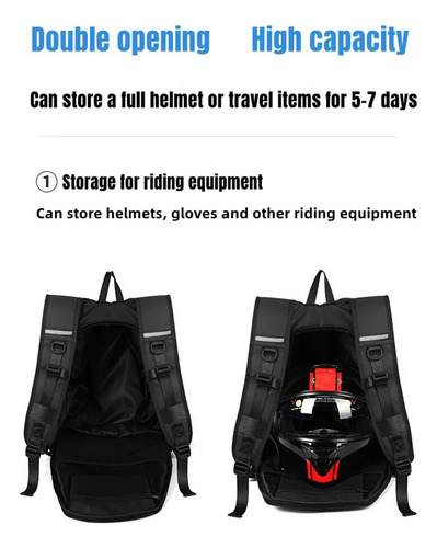 Mochila De Trabalho/viagem Moto 100% Impermeável