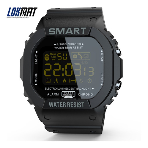 Imagen 1 de 6 de Lokmat Mk22 Bt Smart Pulsera Reloj Deportivo