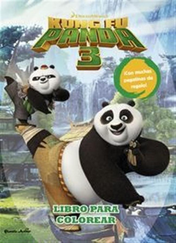 Kung Fu Panda 3 Libro Para Colorear - Dreamworks