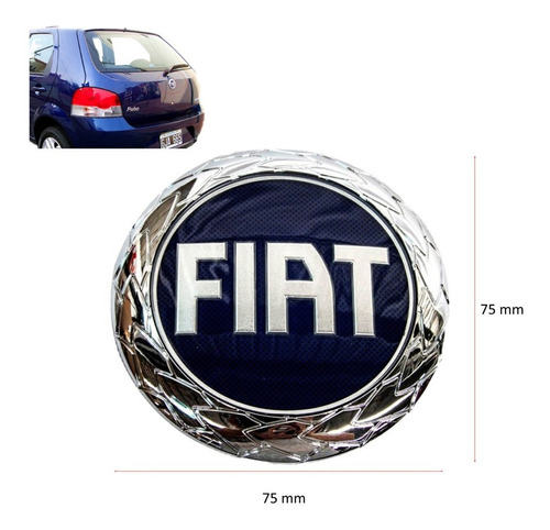 Imagen 1 de 2 de Emblema Persiana Y Tapa Baul Fiat Uno Fire/fiorino 2001 A 20