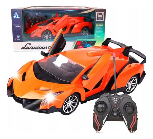 Auto Lamborghini Veneno Radio Control 1:16 Abre Puertas Luz