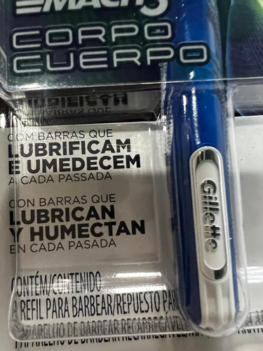 Máquina De Afeitar Recargable Gillette Mach3 Cuerpo 1unidad