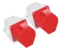 Comprar Juego De 2 Enchufes Industriales Trifásicos, 5 Pines, Ip44,