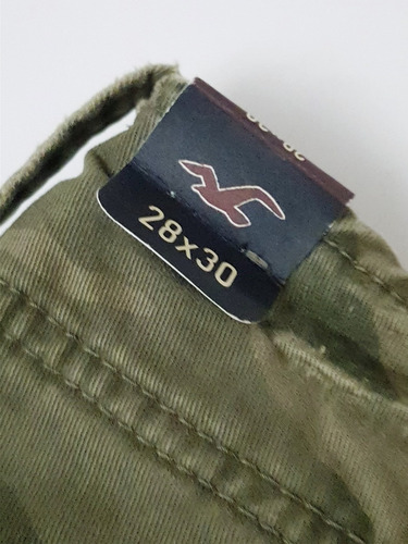 Pantalon Cargo Camuflado Hollister Abercrombie & Fitch 28x30