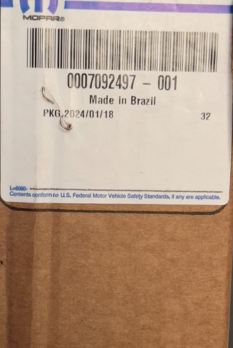 Friso Inf Da Porta Tras L.e Jeep Compass - Original 7092497