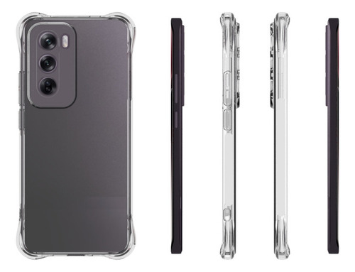 Capa De Telefone Tpu Transparente À Prova De Choque Para O