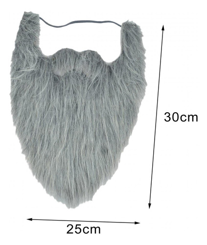 Barba Falsa Papá Noel Accesorios De Barba Barba Gris