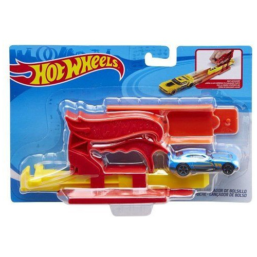 Hot Wheels Lanzador De Bolsillo Con Auto Fth84 