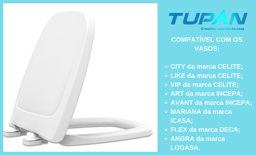 Assento Tampa Vaso Mariana Para Icasa Pp Preto 1.6gpf 6lpf