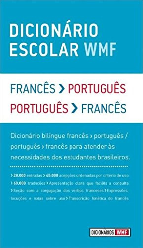 Libro Dicionario Escolar Wmf - Frances-portugues / Portugues