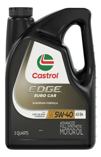 Aceite Castrol Edge 5w40 100% Sintetico Garrafa 4.73lt