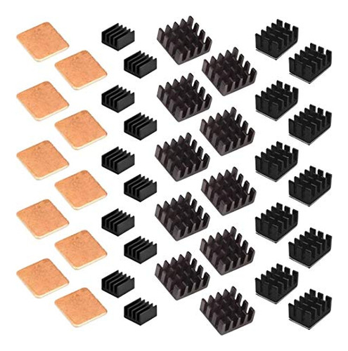 Kit De Disipadores Easycargo Para Raspberry Pi 4, 40 Unidade