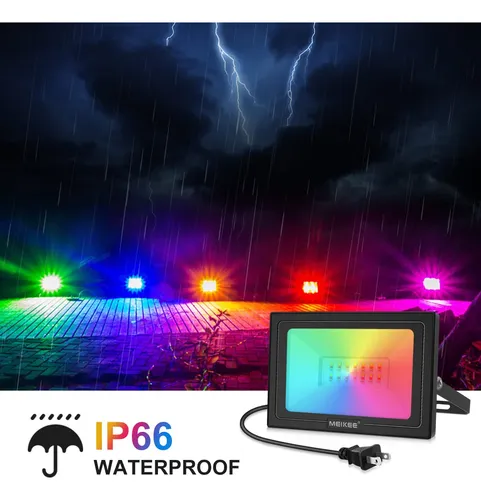 Meikee Luces De Inundacin Rgb De 25 W (paquete De 2)