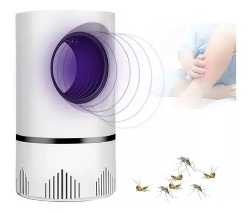Imagen 6 de 6 de Lampara Mata Mosquito Led Polillas Moscas Insectos Voladores