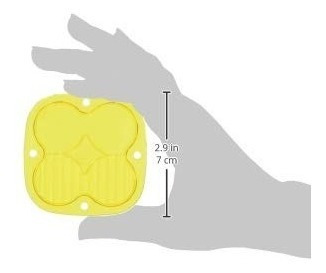 Imagen 2 de 2 de Mica Blanca Protección Led Baja Desing Squadron Series