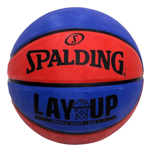 Pelota De Básquet Spalding Nº 7 Lay Up Azul/rojo  Lmr