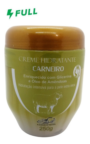 Creme Hidratante Sebo De Carneiro Glicerina E Oleo Amendoas