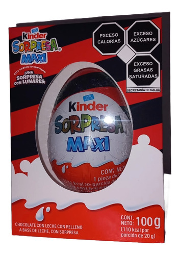 Huevo De Chocolate Kinder Sorpresa Maxi 100grs (3pack)