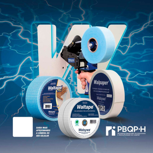 Kit 4 Fita Telada Para Juntas Forro Gesso Drywall 400 Metros