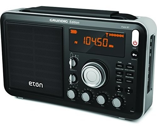 Eton Field Radio Amfm Con Rds Y Onda Corta Color Negro Ngwfb