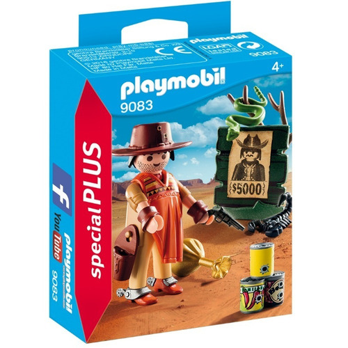 Playmobil 9083 Vaquero Cowboy Con Varios Accesorios !