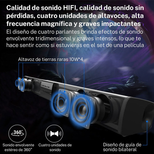 Bluetooth Altavoces Dispositivo De Sonido 5.0 De Cine Casa