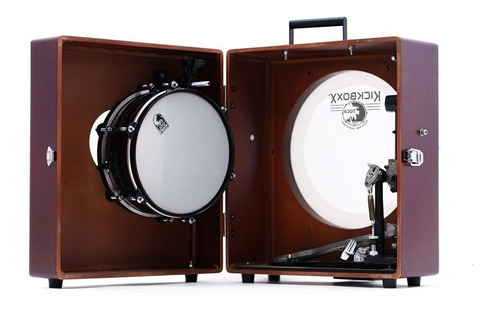 Toca Kickboxx Suitcase Travel Portable Practice Drum Set