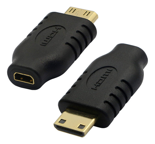 Gintooyun Adaptador Micro Hdmi Hembra A Mini Hdmi Macho, Mi.