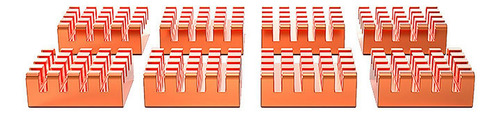 Cooler De Cpu Com Dissipador De Calor De Cobre De 8 Peças