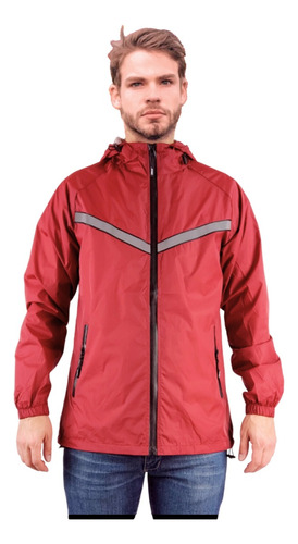 Chaqueta Deportiva Corta Viento Impermeable. Parka Liviana  