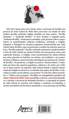 Sevilha no Imaginário Poético de João Cabral de Melo Neto, de dos Santos, Gislaine Goulart. Editorial Appris Editora e Livraria Eireli - ME, capa mole em português, 2021