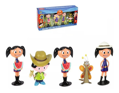 Conjunto 5 Mini Figuras O Show Da Luna Dtc 3954